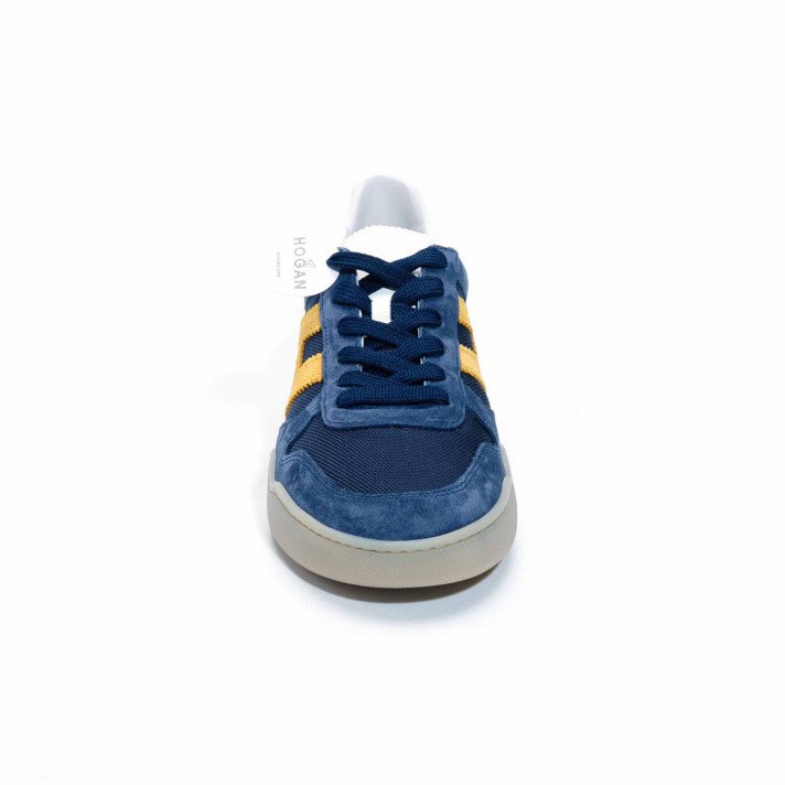 HXW3570 BASKETS MARINE HOMME JAUNE HOGAN
