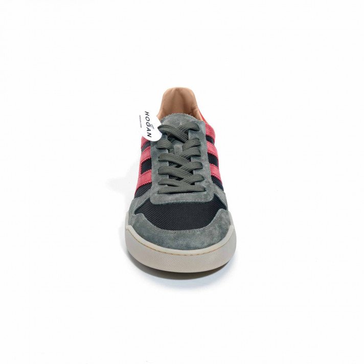 HXW 3570 BASKETS KAKI HOMME ROSE HOGAN