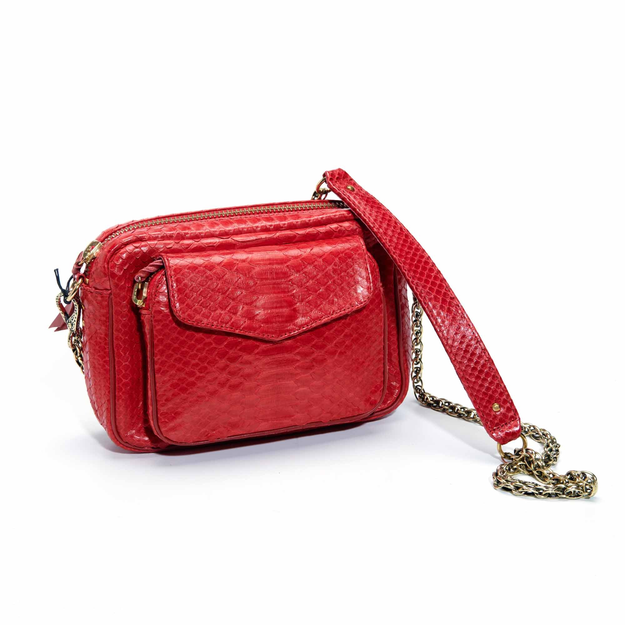 Sac python rouge sale