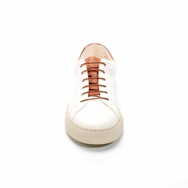 71000 BASKETS BLANC /CAMEL STURLINI