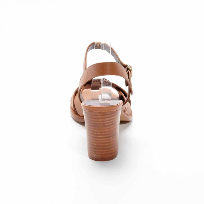 CARO SANDALES TALON COGNAC AVRIL GAU