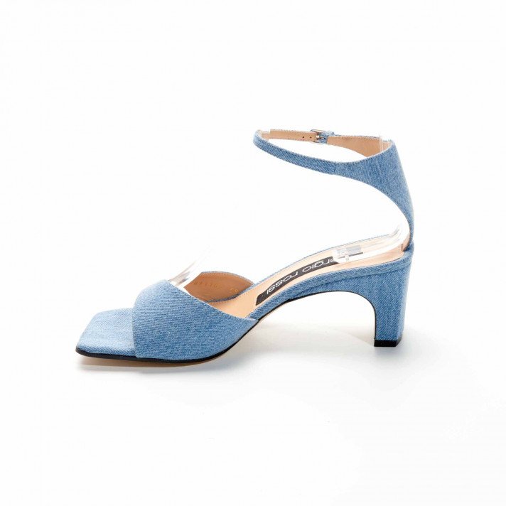 A91101 SANDALES BLEUES JEANS SERGIO ROSSI