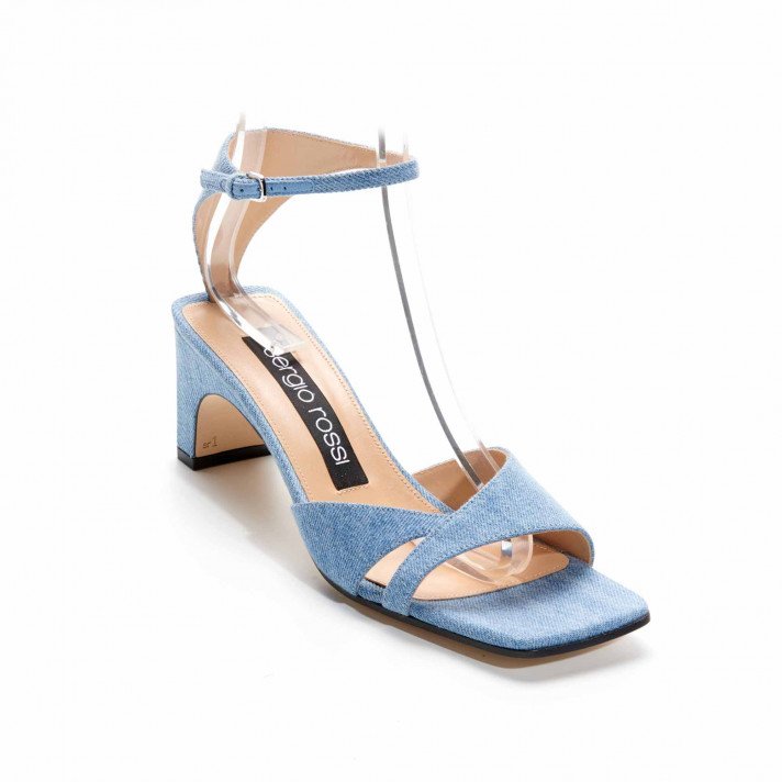 A91101 SANDALES BLEUES JEANS SERGIO ROSSI