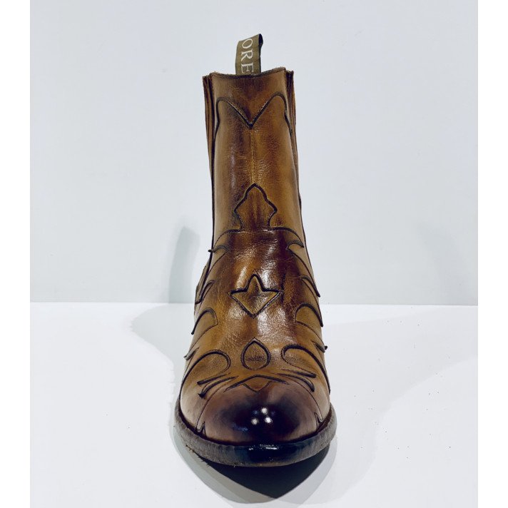 SR3720T BOOTS FLAMMES OCRE SARTORE