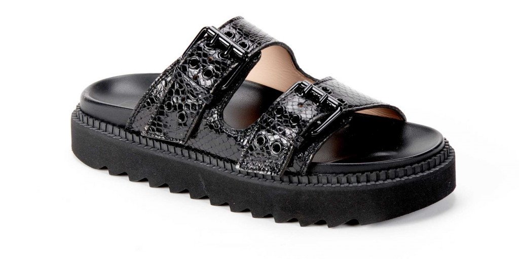 Sandales Mules Free Lance Taille 39 - Cuir Et Python - Talon Haut - Occasion