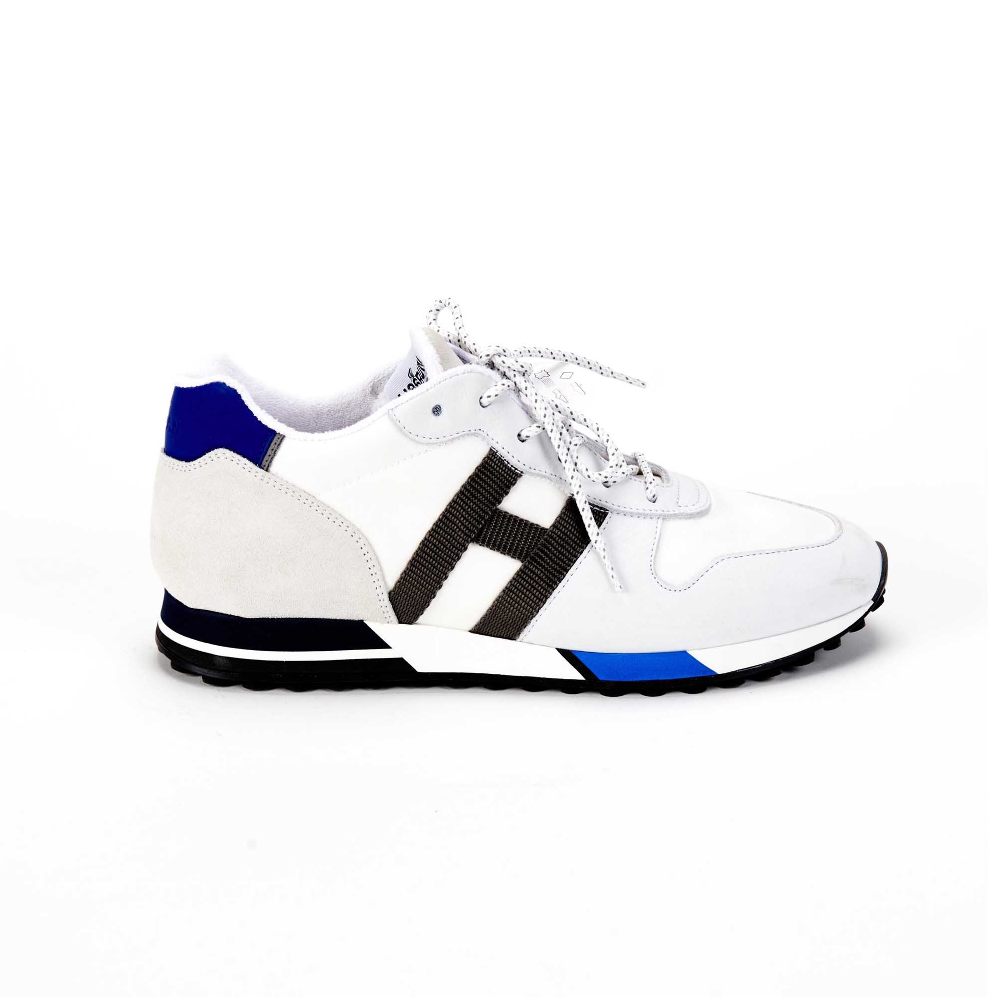 HXM3830 BASKETS BLANC BLEU H GRIS HOGAN HOGAN