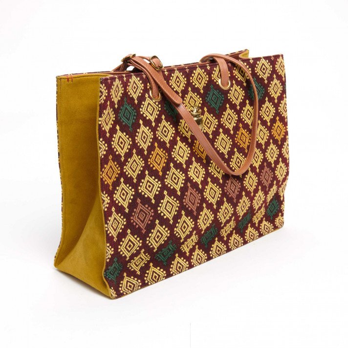 CABAS SUMBA ARCHI BORDEAUX CLARIS VIROT