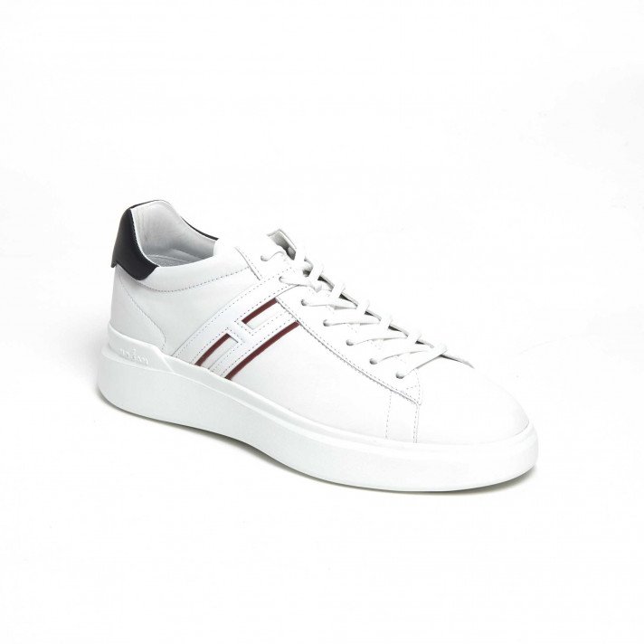 HXM 5800 BASKETS BLANC / BORDEAUX HOMME HOGAN