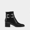 A88930 BOOTS PRINCE NOIRES BOUCLE SERGIO ROSSI