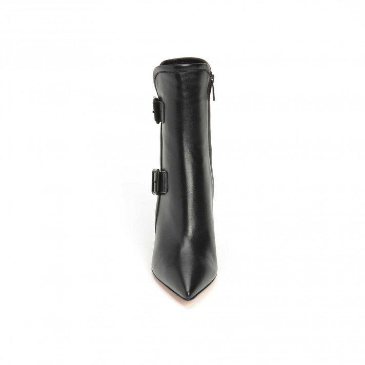 G73529 BOTTINE TALON NOIRE PATTES GIANVITO ROSSI
