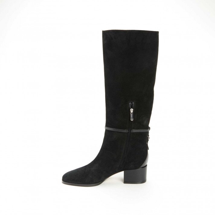 A95780 BOTTES NOIRES BRIDE SERGIO ROSSI
