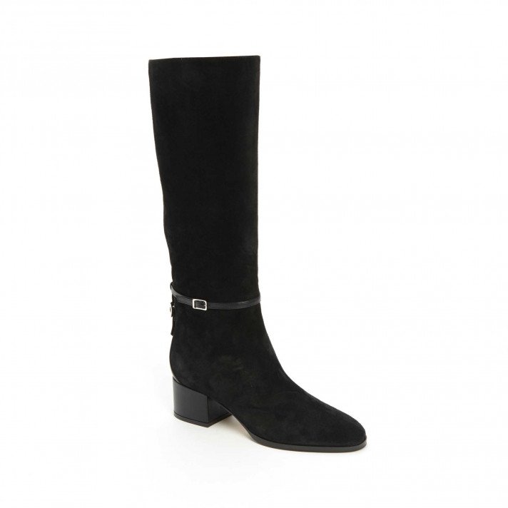 A95780 BOTTES NOIRES BRIDE SERGIO ROSSI
