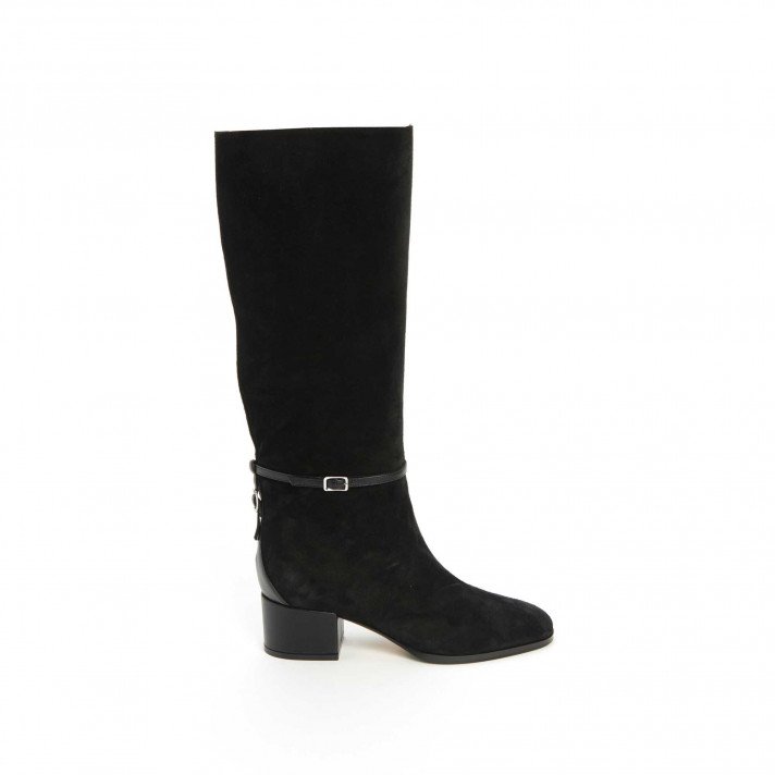 A95780 BOTTES NOIRES BRIDE SERGIO ROSSI