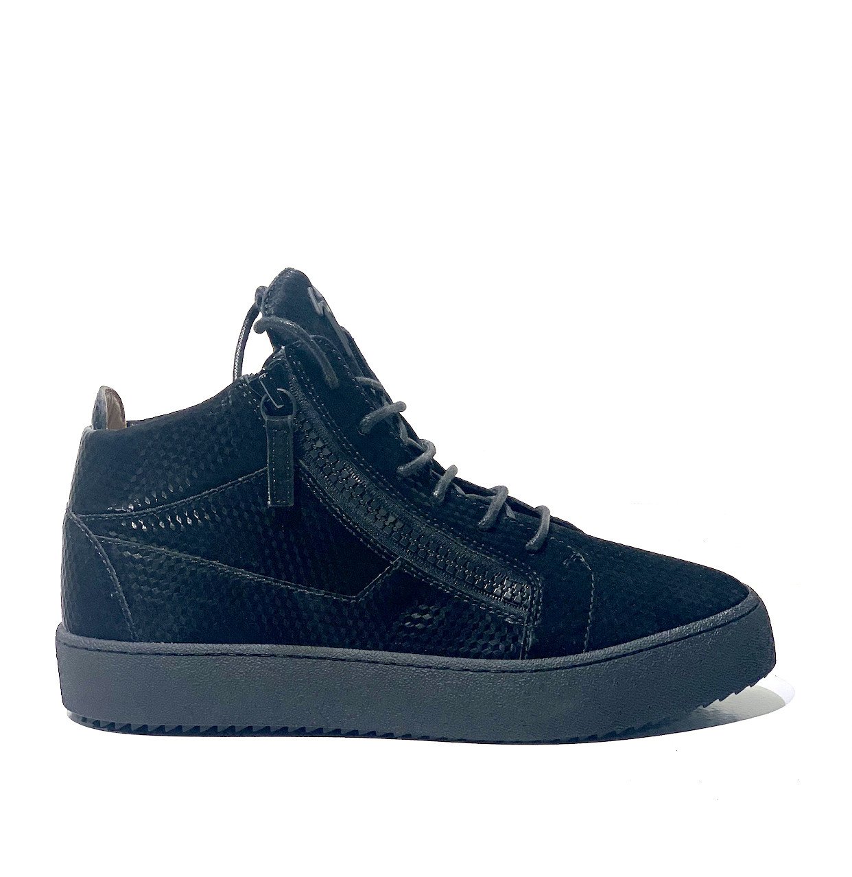 GUZMAN RU 10002 BASKETS HAUTES NOIRES HOMME GIUSEPPE ZANOTTI