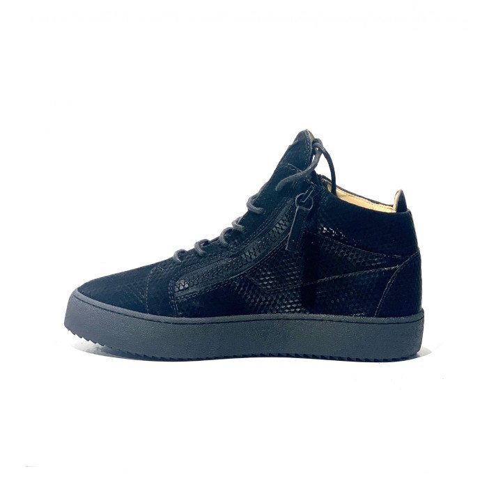 GUZMAN RU 10002 BASKETS HAUTES NOIRES HOMME GIUSEPPE ZANOTTI