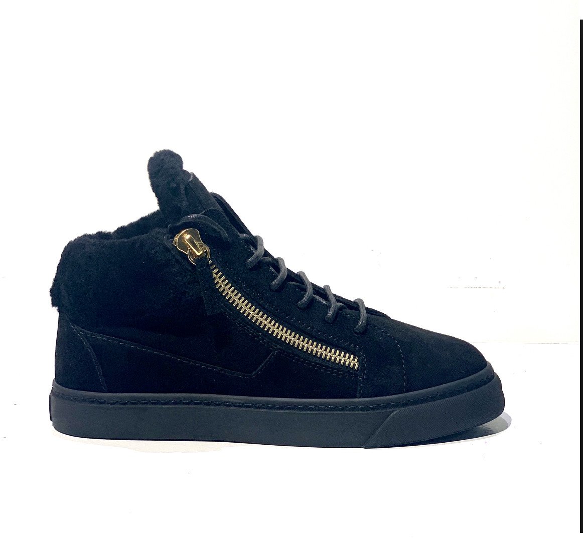 BASKETS KRISS FOURREES NOIRES GIUSEPPE ZANOTTI Boutique La Suite