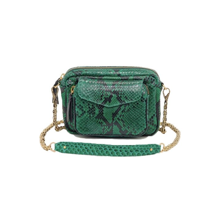 SAC CHARLY PYTHON MENTHE CLARIS VIROT