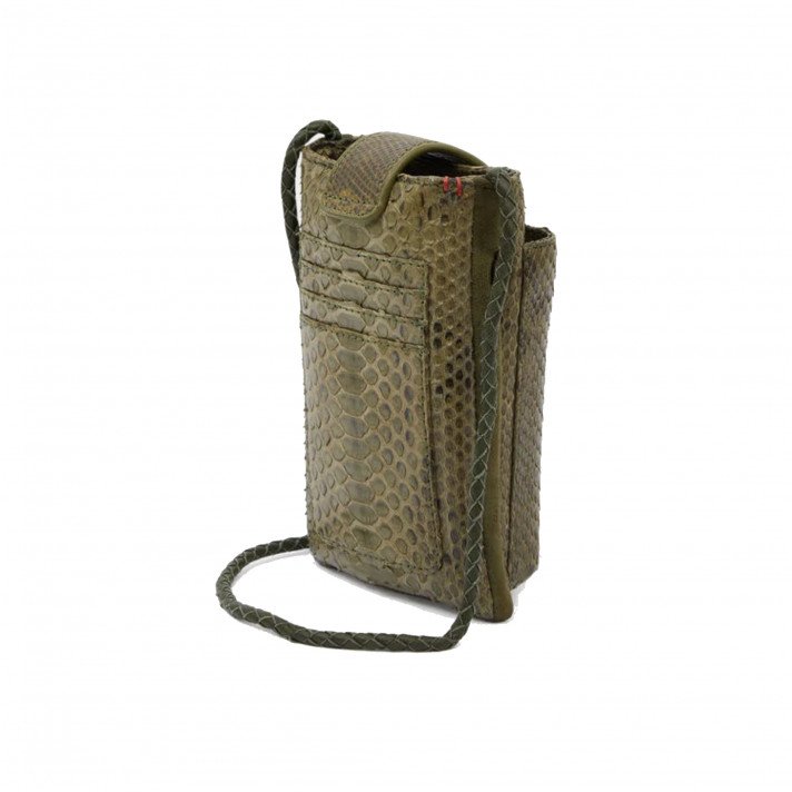 ETUI TELEPHONE DOUBLE MARCUS KAKI CLARIS VIROT