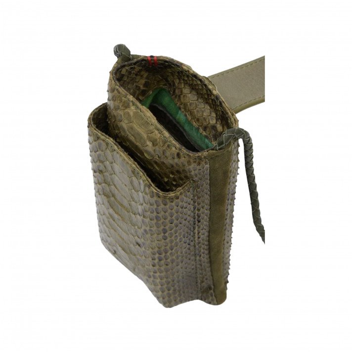 ETUI TELEPHONE DOUBLE MARCUS KAKI CLARIS VIROT