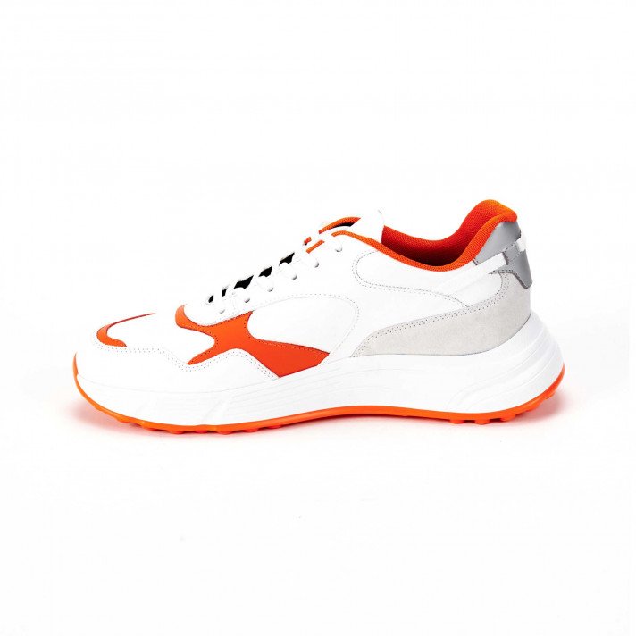 HXW5630 SNEAKERS HYPERLIGHT BLANC/ORANGE HOGAN