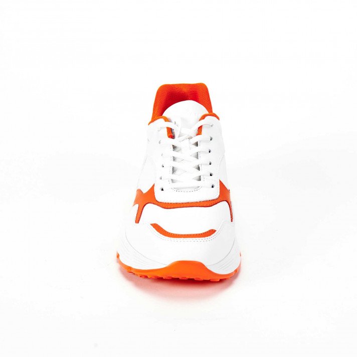 HXW5630 SNEAKERS HYPERLIGHT BLANC/ORANGE HOGAN