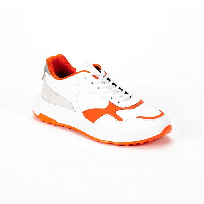 HXW5630 SNEAKERS HYPERLIGHT BLANC/ORANGE HOGAN