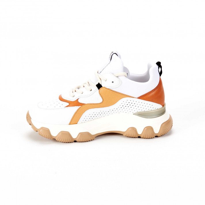 HXW5400 HYPERACTIVE BLANC/CAMEL HOGAN