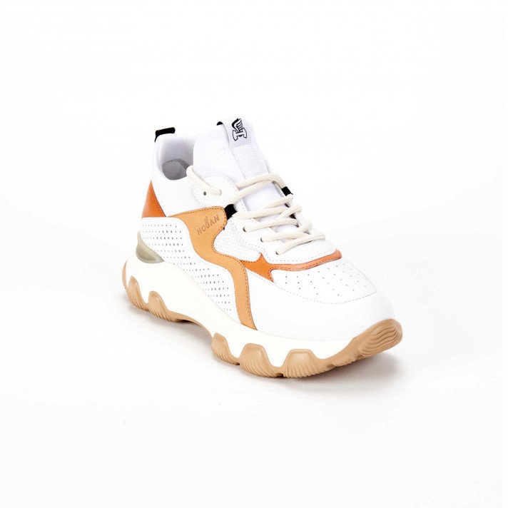 HXW5400 HYPERACTIVE BLANC/CAMEL HOGAN