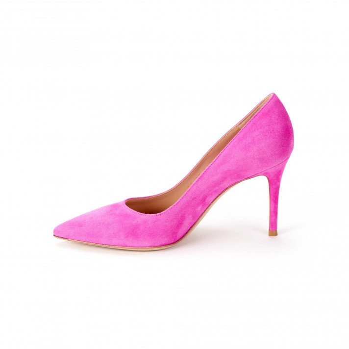24580 ESCARPIN ROSE BLOOM GIANVITO ROSSI