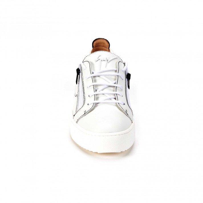 MAY BIREL BASKET HOMME  BLANC GIUSEPPE ZANOTTI