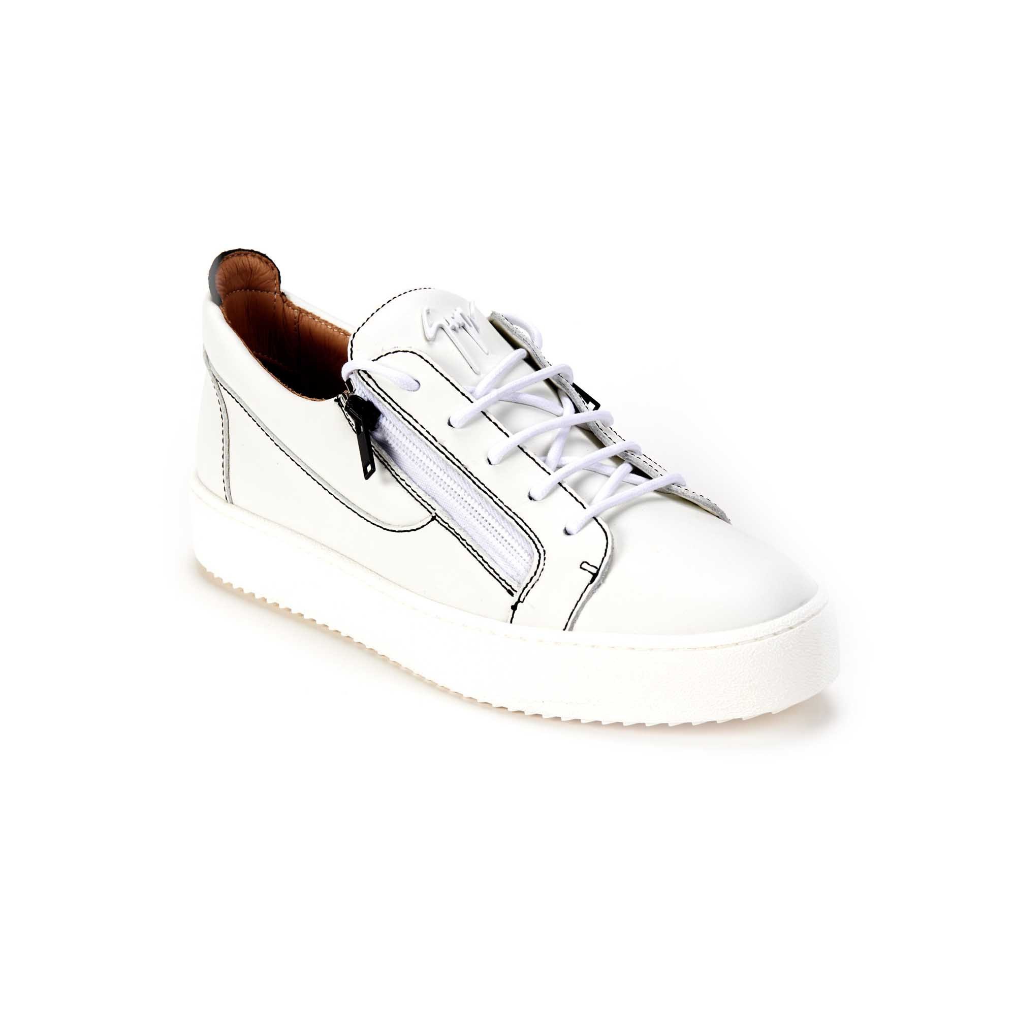 MAY BIREL BASKET HOMME BLANC GIUSEPPE ZANOTTI