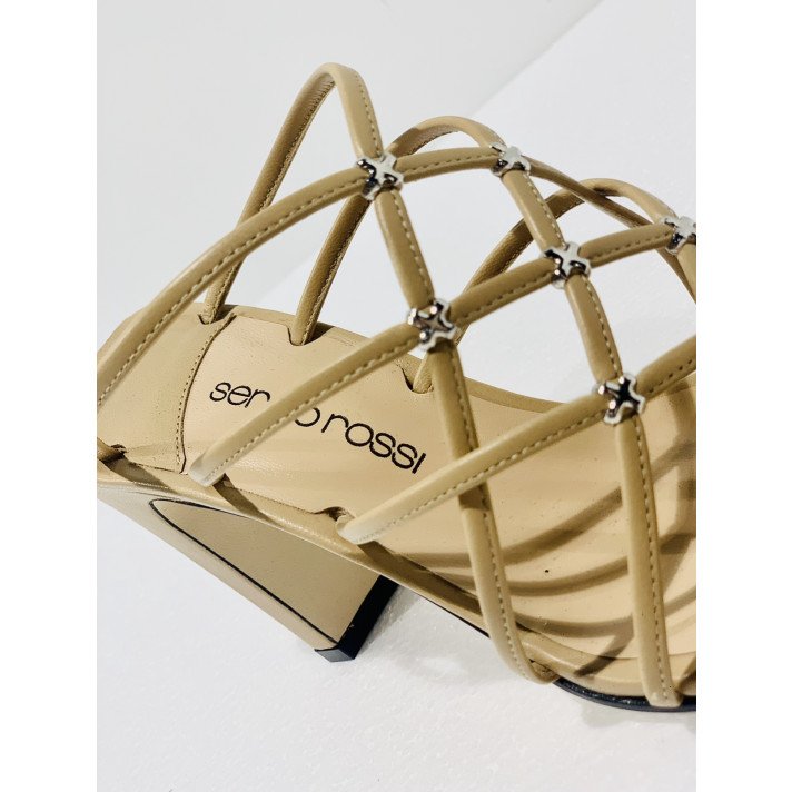 A92400 MULES GRACIE SERGIO BEIGE SERGIO ROSSI