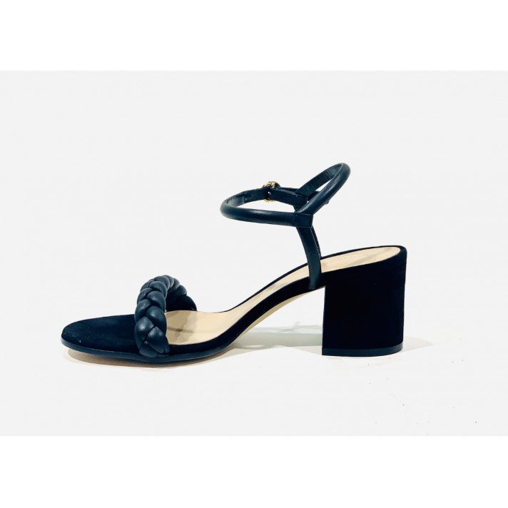 CRUZ SANDAL NOIRE GIANVITO ROSSI