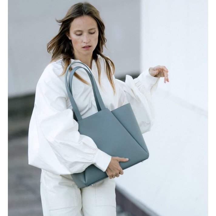 MIDI PYRAMID SAC GRIS/BLEU KAAÏ