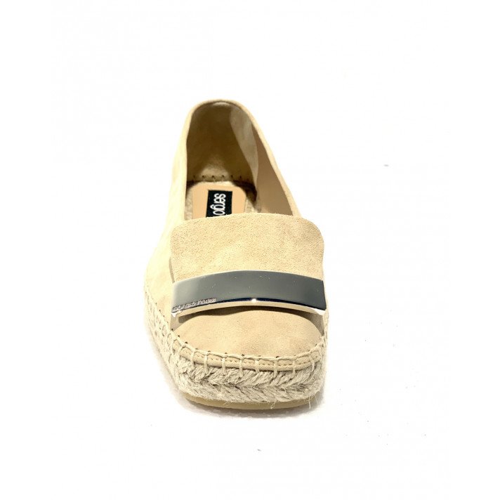A94490 BALLERINE CUIR ET CORDE SERGIO ROSSI