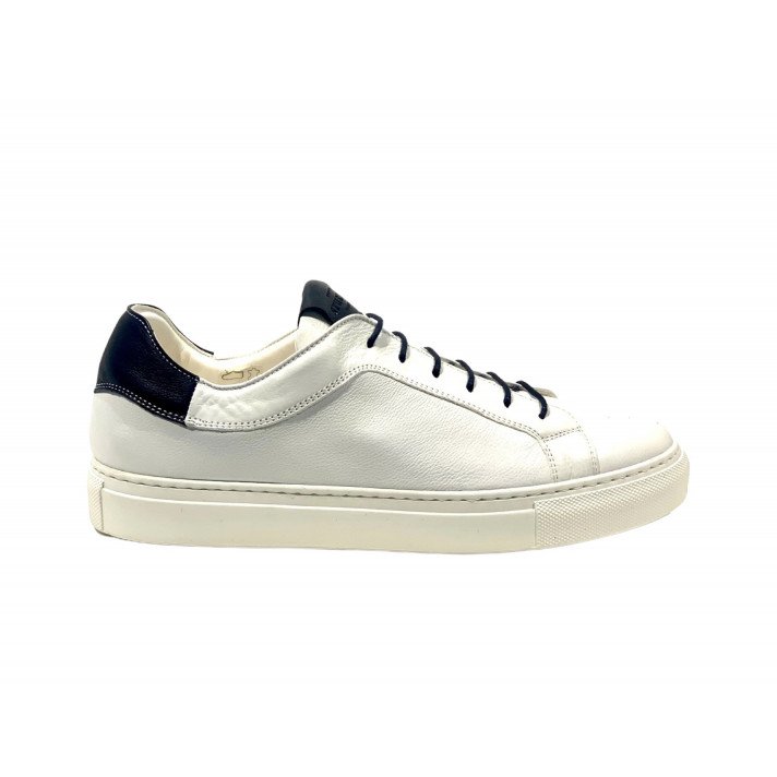 4592 BASKETS HOMME BLANC/MARINE STURLINI