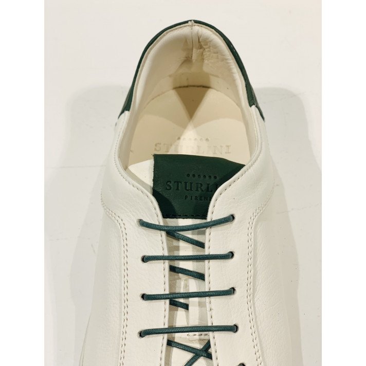 4592 BASKETS HOMME BLANC/VERT STURLINI