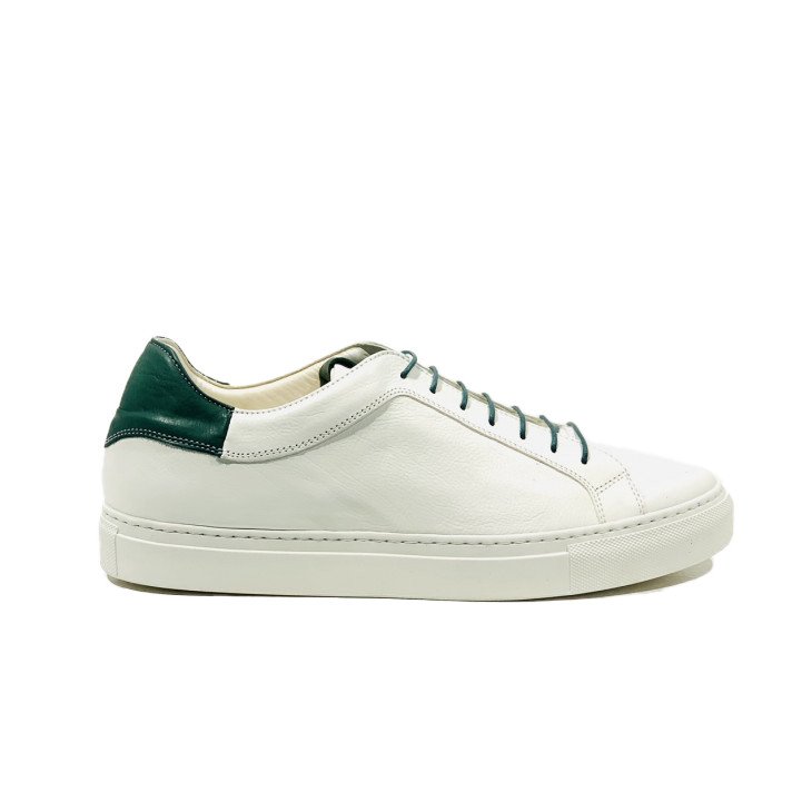 4592 BASKETS HOMME BLANC/VERT STURLINI