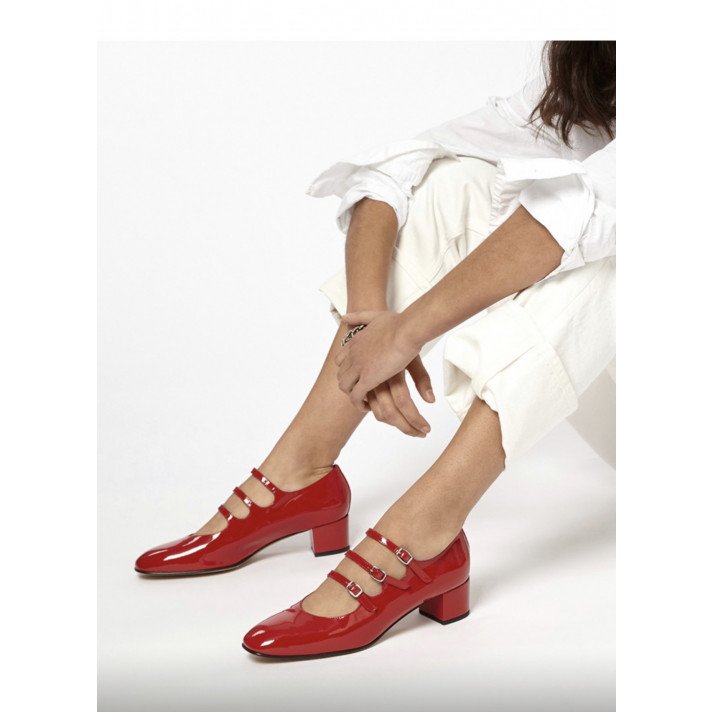 BABIES KINA  SALOME 3 PATTES VERNIS ROUGE CAREL