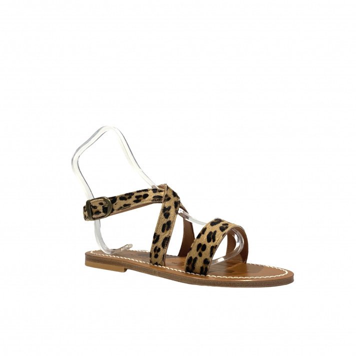 CALFAT SANDAL PLATE LEO KJACQUES