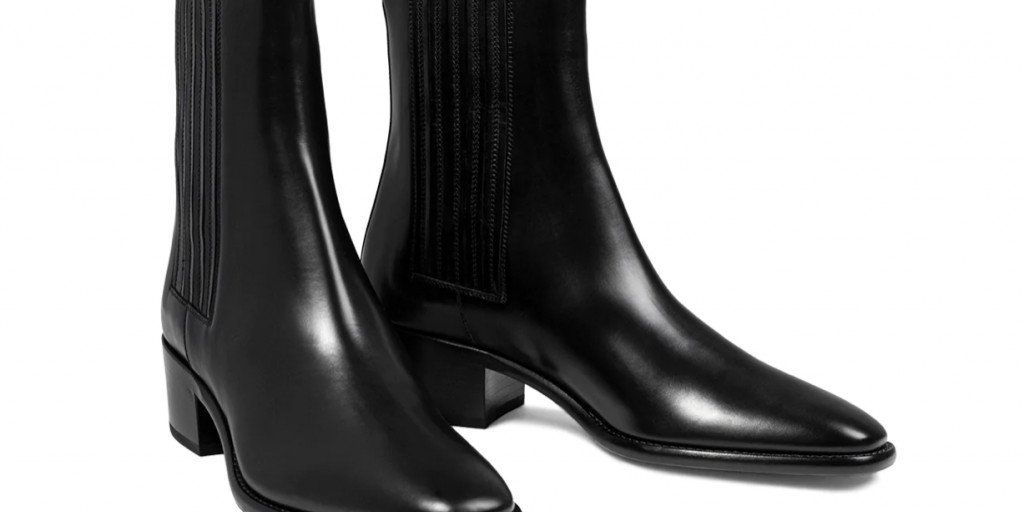 Bottes Cuir Noir Sartore T40 – Style Santiague, Occasion En Bon état