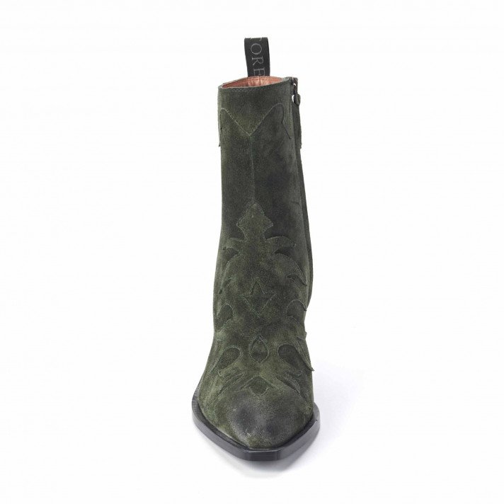 SR 366605 BOOTS FLAMMES VERT FORET SARTORE