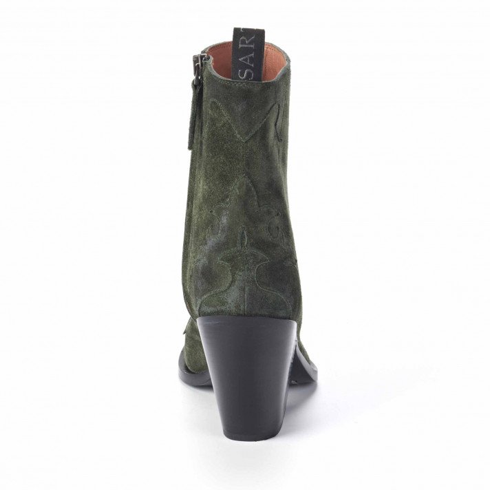 SR 366605 BOOTS FLAMMES VERT FORET SARTORE