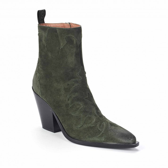 SR 366605 BOOTS FLAMMES VERT FORET SARTORE