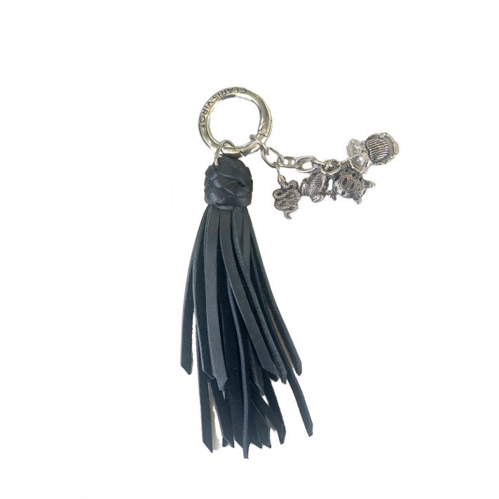 PORTE CLES FRED NOIR/ARGENT CLARIS VIROT