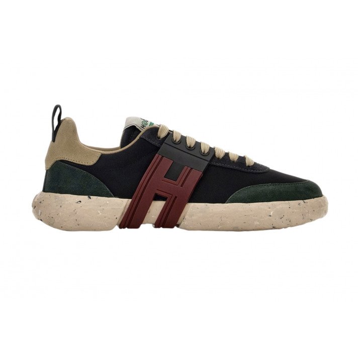 HXW5900 3R SNEAKERS RECYCLE VERTE/NOIR HOGAN