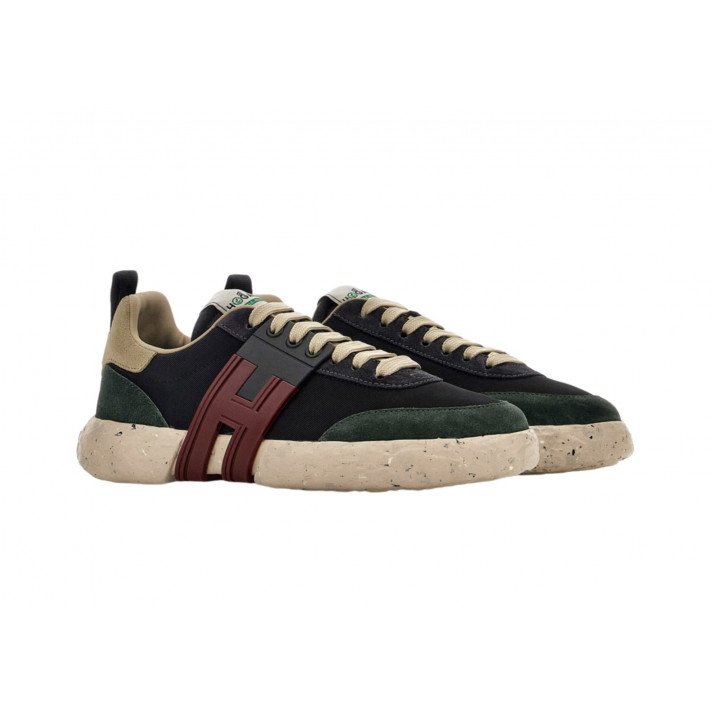 HXW5900 3R SNEAKERS RECYCLE VERTE/NOIR HOGAN