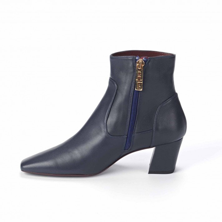 NANO BOOTS CUIR MARINE AVRIL GAU