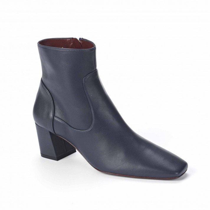 NANO BOOTS CUIR MARINE AVRIL GAU