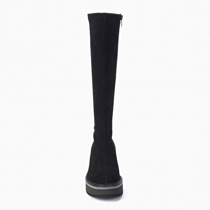 ANKI BOTTES STRETCH NOIR CLERGERIE